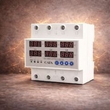 Cata Ct-9199 Akıllı Dijital Trifaze Voltaj Ve Akım Koruyucu Röle - 63 Amper Üç Faz Bağımsız İzleme