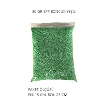 Atermit Epp Renkli Boncuk Köpük Aksesuar 30 Gr - Yeşil
