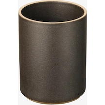 Hpb044 Planter Black Hasami Siyah Seramik Saksı 85 106 Mm
