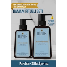 Hamam Kokulu Zeytinyağlı Duş Jeli & El Sabunu Seti Doğal, Kalıcı Ferahlık 750 Ml + 500 Ml