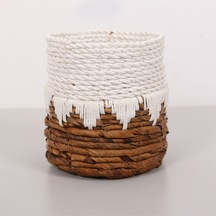 Didim Doğal Abaka 15x16 Cm Saksılık & Saklama Düzenleme Beyaz