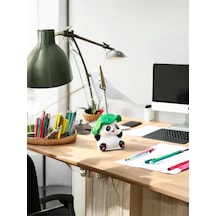 Kawaii Sevimli Bambu Şapka Panda Fotoğraf Ve Not Tutucu - Ofis Masa Not Tutacağı Çok Renkli