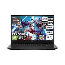 HP Omen 16-AM0005NT C67G1EAQB26 AI 9-365 64 GB 1 TB SSD RTX5070 8 GB 17.3" W11H FHD Dizüstü Bilgisayar