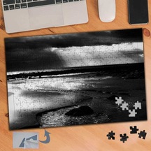 Karanlık Deniz Manzarası 240 Parça Puzzle Yapboz Tablo-959