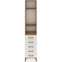 Arges Dolap 3 Raflı 5 Çekmeceli 44x30x221 Çam-aytaşı Atlas Çam