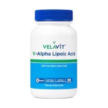 Velavit V-alpha Lipoic Acid Takviye Edici Gıda 30 Kapsül