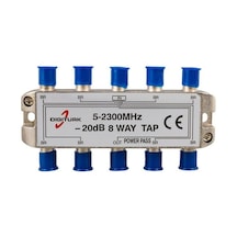 Digitürk 5-2150 Mhz 20db 8 Yollu Tap Switch 1/8 Splitter
