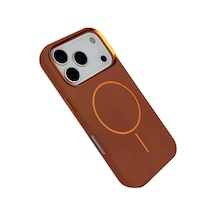 Joko Apple İphone 18 Pro/17 Pro Luno Deri Magsafe Kapak - Kahverengi 0.2M-Çok Renkli