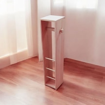 Wc Tuvalet Kağıtlığı Ahşap Kayın Ağacı Boyasız Ham Bej