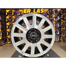 4 Adet Audi  6 15 5 100 Et35 57.1 Black Mack Jant Revize Edilmiş Takım