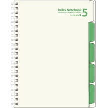 Morning Glory 8000 Index Çizgili Defter 26,2x19,1 Cm Bej 11210-88730
