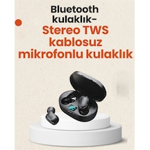 Tws Bluetooth Kulaklık Kulak İçi Kablosuz Dijital Göstergeli Çağrı Cevaplayabilen - Diğer