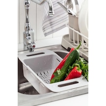Uzayıp Kısalabilen Ayarlanabilir Plastik Lavabo Mutfak Süzgeci Plastik Diğer