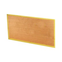 Plaket Delikli 60x130 Mm Sarı