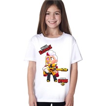 Kişiye Özel Isimli Brawl Stars Belle Baskılı Çocuk Tişört T-Shirt (510094031)
