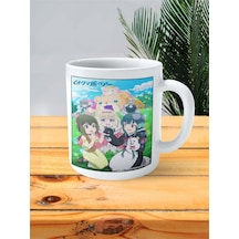 Kuma Kuma Kuma Bear Baskılı Kupa Bardak Kişiye Özel Model 2 Çok Renkli