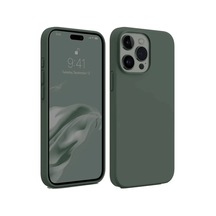 Apple İphone 15 Pro Max Kılıf First Silikon - Koyu Yeşil 0.2M-Çok Renkli