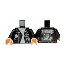 Minifigür Parçaları: Torso, Vücut, Gövde: 973pb4444c01 Rebuıld The World