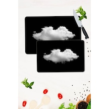 2' Li Takım 30X40 Cm Ve 20X30 Cm Bulut Desenli Cam Kesim Tablası