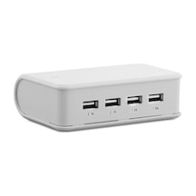 S-Link Sl-M10 5V 6.2A 31 Watt 4 Port Usb Beyaz Usb Şarj Istasyonu