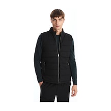Lcw Vision Siyah Slim Fit Dik Yaka Erkek Şişme Yelek