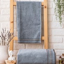 Schafer Home Rosy Armürlü Havlu 70x140 Cm 1 Parça-indigo Indigo