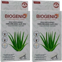 Biogeniq Aloe Veralı Siyah Nokta Temizleme Bandı 2 x 6'lı