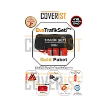 Eva Trafik Seti Plus - 1 Kg Yangın Tüpü - 4 Yıllık - Siyah - Gold Paket