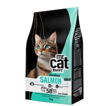 Mr. Cat Happy Kısırlaştırılmış Somonlu Kedi Maması 15 KG Mr. Cat Happy Kısırlaştırılmış Somonlu Kedi Maması 15 KG