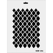 Rich New Seri N-194 Stencil 35X25 Cm