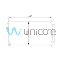 Klima Radyatörü Honda Cıvıc 1.6 Sedan 2012+ 694 368 / 80110-tr0-a01