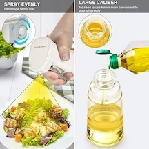 Pişirme İçin Zeytinyağı Püskürtücü, 240ml Zeytinyağı Sprey Şişesi, Cam Zeytinyağı Püskürtücü Mister, Hava Fritözü İçin Yağ Püskürtücü, Barbekü, Salata, Pişirme, Izgara Mutfak Aletleri