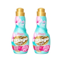 Bingo Soft Konsantre Yumuşatıcı Nem Kokusu Karşıtı 1200 Ml Frezya 2 Li 2'li Set