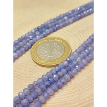 Tanzanit Taşı Rondela Faset Kesim Dizi 2.5 3.5mm 45926 Lacivert