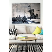 Pster15927 Eski Istanbul Boğaz Nostaljik Kanvas Tablo 21 X 30 7/8 Yaş