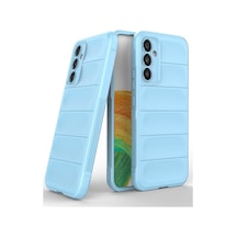 Samsung Galaxy Uyumlu - M34 5g Kılıf Optimum Silikon - Sky Blue