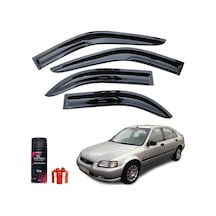 Euro Civic Mügen Cam Rüzgarlığı 1996-2001 Arası 4 Lü Takım+koku