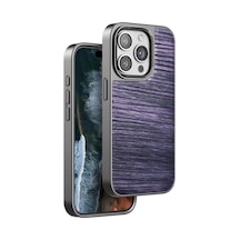 Venco Apple iPhone Uyumlu,  14 Pro Max Wave Kapak - Derin Mor