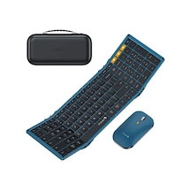 Protoarc Xkm01 Bluetooth Katlanabilir Klavye Ve Fare Blue