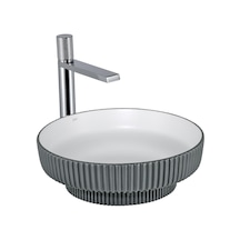 Lena E-W1501MGB Tezgahüstü Lavabo Mat Gri