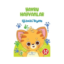 Yavru Hayvanlar - Eğlenceli Boyama- İş Bankası Kültür Yayınları