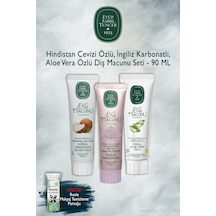 Eyüp Sabri Tuncer Hindistan Cevizi, Karbonat, Aloe Vera 90 Ml X3 Diş Macunu, Rosie Beyazlık