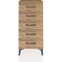 Arges Komodin 5 Çekmeceli 44x30x96 Çam-çam Çam
