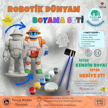 Codlaı Kids Robotik Dünyam 3d Boyama Seti - Çocuklar İçin Eğitici Yaratıcı Oyuncak Boyama Kiti - Gezgin Robot