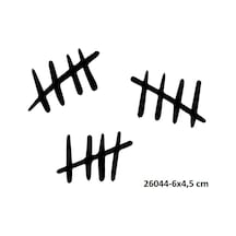 Airbrush Tattoo Hapis Çentik Yapışkanlı Stencil Süsleme Ve Boyama Kalıbı