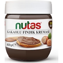 Nutas Kakaolu Fındık Kreması Cam Kavanoz 400 G