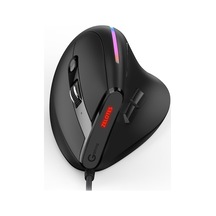 Novahub Zelotes T-50 Kablolu Rgb 9 Tuşlu Optik Ergonomik Dikey Mouse - Siyah T-50