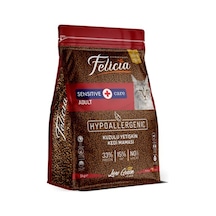 Felicia Hypoallergenic Az Tahıllı Sensitive Adult Kuzu Etli Yetişkin Kedi Maması 1 KG