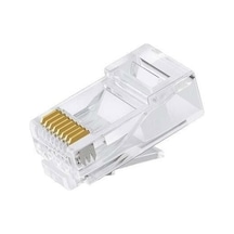 Rj 45 Cat 6 Soket Plastik Eski Nesil - 10 Adet