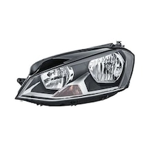 Vw Golf 7.5 Gtı 17-20 Arasi Golf 7.5 Icin Uyumludur 2013-2017 Far Seti Sol Sağ J Led Siyah Tıp 5g1